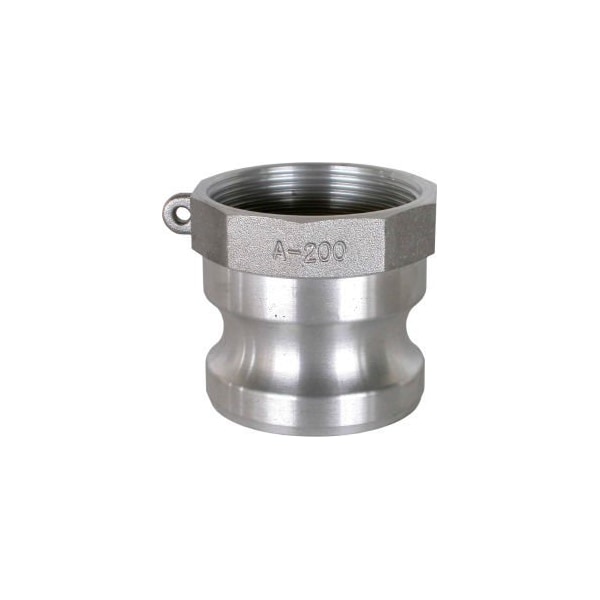 4" Aluminum Camlock Fitting - Male Coupler x FPT Thread